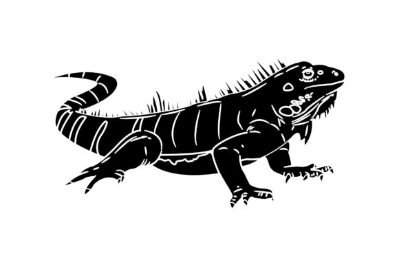 Iguanas Vector Design Solid Color: A Modern Tool for Bold Projects